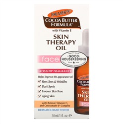 Palmer's, Формула с маслом какао, масло для ухода за кожей лица, с ароматом шиповника, 1 жидкая унция (30 мл)