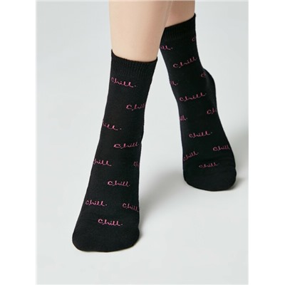 Теплые ESLI Perfect Носки с махровой стопой с рисунками