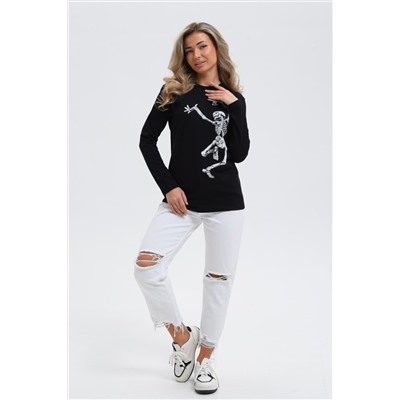 8532 Футболка с длинным рукавом женская