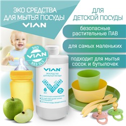 Средство для мытья посуды VIAN "GIPO" (БЕЗ УГЛЯ), 450 г