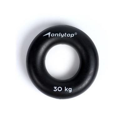 Эспандер кистевой ONLYTOP, 30 кг, цвет чёрный