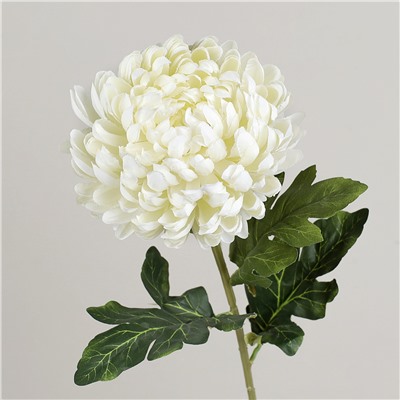 Цветок искусственный Хризантема 73 см Белый / GT41-7 /уп 300/