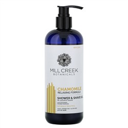 Mill Creek Botanicals, Shower & Shave Gel, Chamomile, 14 fl oz (414 ml)