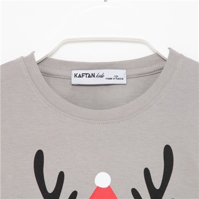 Пижама новогодняя детская KAFTAN «Santa's security» размер 28 (86-92)