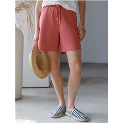 Шорты из тонкого премиального футера с эластаном