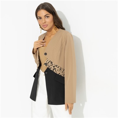 Жакет с креативной застёжкой, Модное сотрудничество new