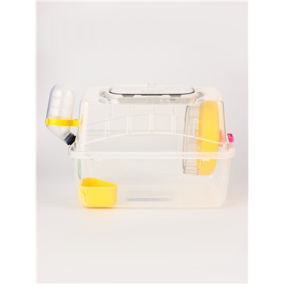 Клетка-переноска для грызунов, 23×17×16 см, прозрачная