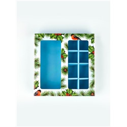 Коробка под 8 конфет и шоколад, с окном «Чудеса случаются», 17.7×17.8×3.8 см