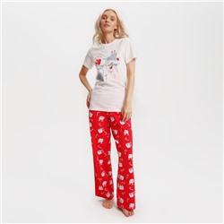 Пижама женская (футболка и брюки) KAFTAN «Cats» размер 40-42