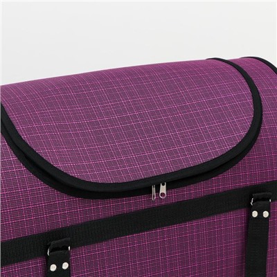 Сумка - переноска для животных, 49×30×35 см, с люком, цвет МИКС