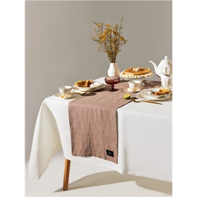 Дорожка Этель Woody 40×135±3 см, лён 100%, плотность 190 г/м²