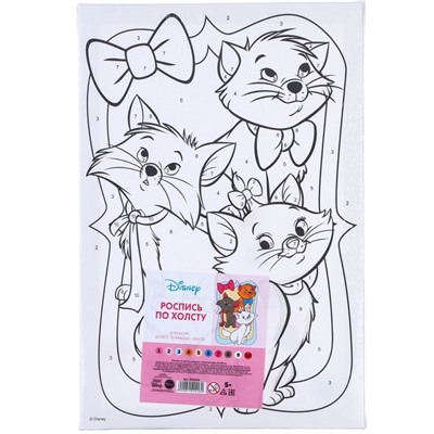 Картина по номерам для детей «Коты Аристократы», 20×30 см