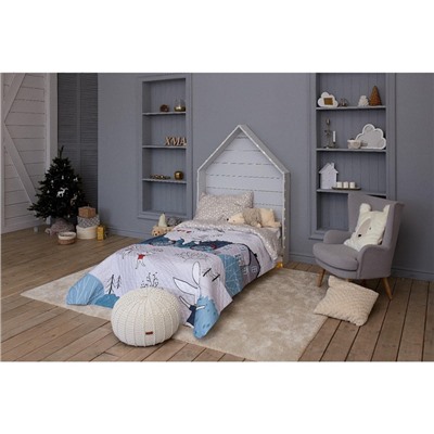 Покрывало 1.5-спальное «Этель» Brave bear, 145×210 см, микрофибра