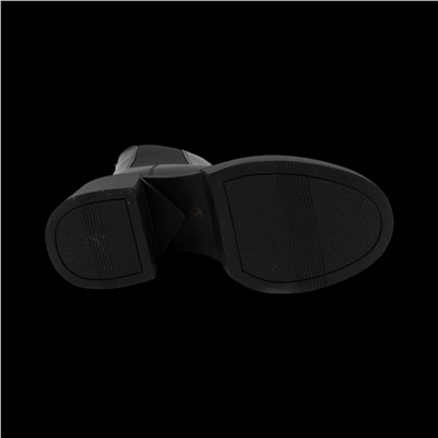 Ботинки из натуральной кожи на меху РМ-090-1 черные