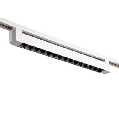 Светильник трековый BayerLux Simple «Линза» LED, 30 Вт, 47×3.5×4.5 см, белый