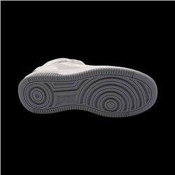 Кроссовки высокие из натуральной кожи MS-S219 белые