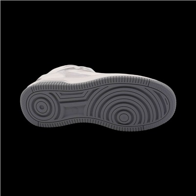 Кроссовки высокие из натуральной кожи MS-S219 белые