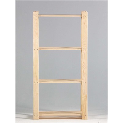 Стеллаж деревянный «Альфа 117», 4 полки, 117.8×64×28 см, хвоя, напольный, «Добропаровъ»