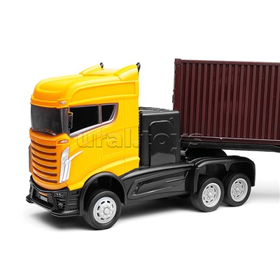 Набор машин "Контейнеровойз" с машинками и дорожными знаками, в коробке