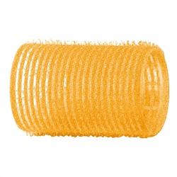 Dewal Бигуди-липучки R-VTR5, 32 мм, желтый, 12 шт. 8875