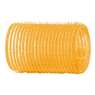 Dewal Бигуди-липучки R-VTR5, 32 мм, желтый, 12 шт. 8875