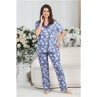 Пижама Фрезия-2 (Индиго)