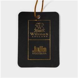 Набор сервировочный Wilmax «Юлия Высоцкая», 2 предмета: сахарница 340 мл, молочник 280 мл, фарфор, белый