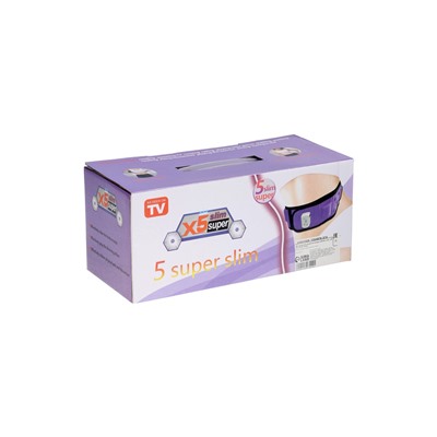 Массажер для похудения LEM-09, пояс, вибрационный, магнитный, 128 см, 220 В, синий