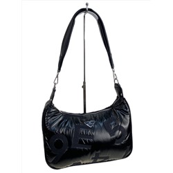 Сумка из болоньи  через плечо, цвет черный