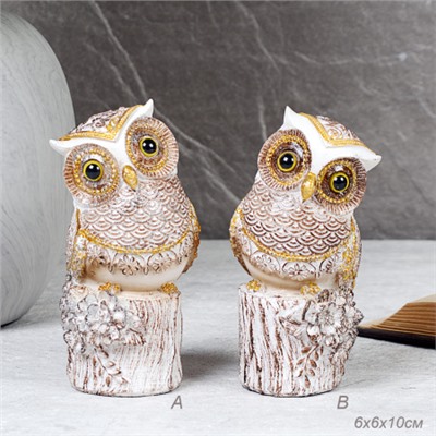 Фигурка Совы 10 см / 22614-5 /уп 120/