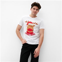 Футболка мужская KAFTAN «Merry Xmas» размер 52