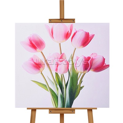 Мозаика алмазная "Прекрасные тюльпаны" 20*20 см.