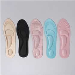 Стельки для обуви, универсальные, амортизирующие, р-р RU до 40 (р-р Пр-ля до 40), 26 см, пара, МИКС