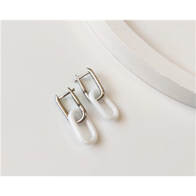 Серьги с керамикой