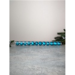 Елочные шары 12 штук 4 см / HX-12/5 /уп 192/голубой