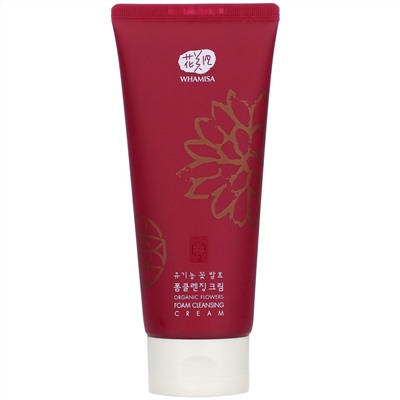 Whamisa, Organic Flowers, очищающий крем-пенка, 200 мл (6,7 жидк. унции)