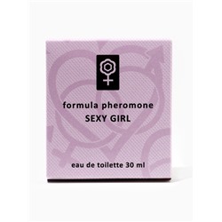 Туалетная вода женская с феромонами Formula Pheromone Sexy Girl, 30 мл