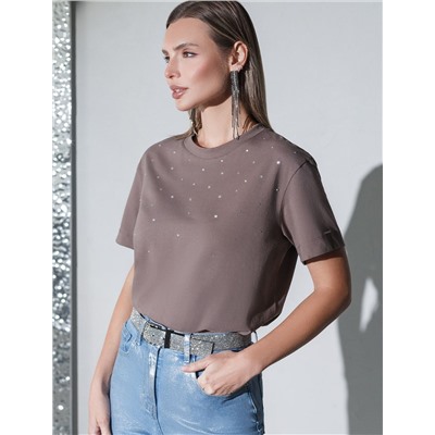 VILATTE Футболка D49.124