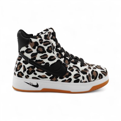 Ботинки L8-5 черно-белые