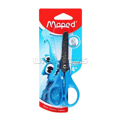 Ножницы 13 см "Essentials" симметричные, голубые, в блистере