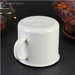 УЦЕНКА Кружка 1 л с носиком б/деколи (белая)