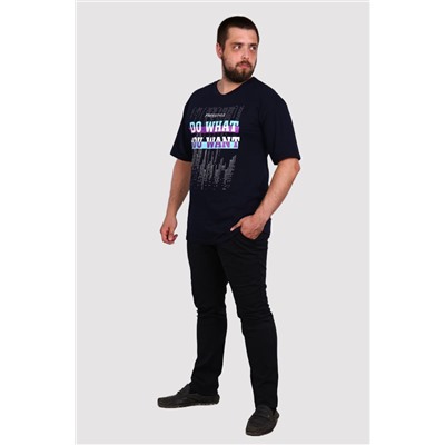 Эддисон - футболка  синий