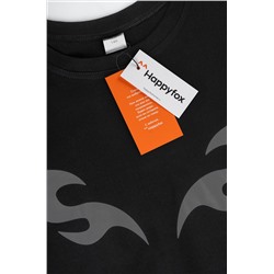 Детская футболка оверсайз Happyfox