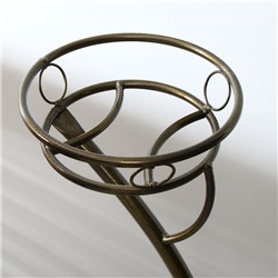 Подставка для цветов, напольная, разборная, на 3 горшка, d=18 см, бронзовая