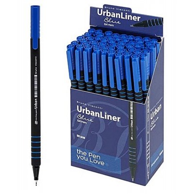 Ручка капиллярная (ФАЙНЛАЙНЕР) "URBAN" синяя 0.4 мм 36-0041 Bruno Visconti