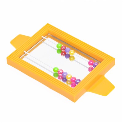 Игрушка для птиц «Зеркало с бусами», 13×6.7 см, цвет МИКС