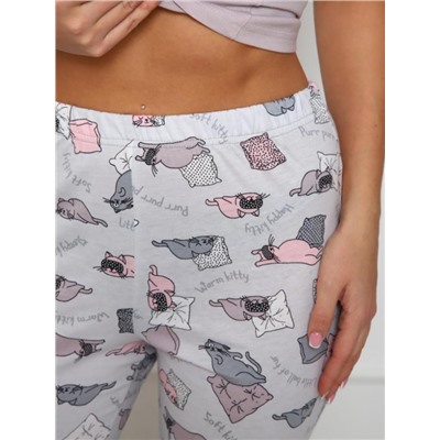 Пижама "Слипинг кэтс" (Лиловый)