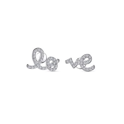 Серьги из серебра куб.циркон., В10-1071