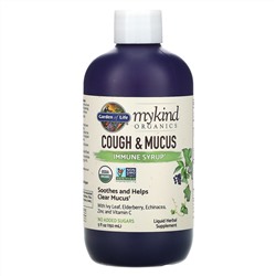 Garden of Life, MyKind Organics, Cough & Mucus Immune Syrup, 5 fl oz ( 150 ml)