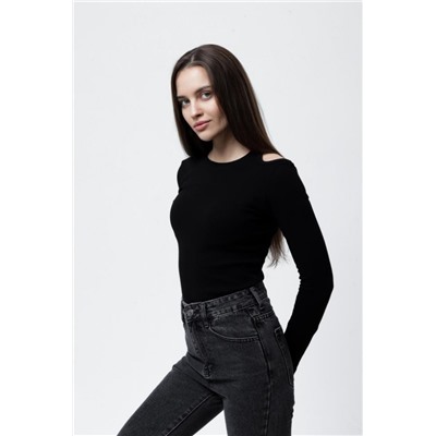 00008 лонгслив (Черный)